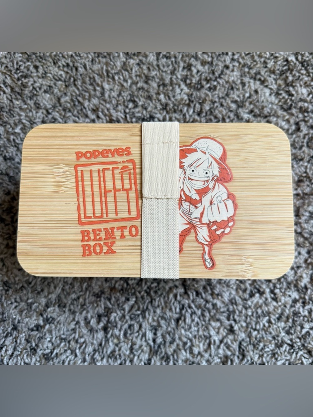 Popeyes One Piece Luffy Collectible Bento Box 2026 - BRAND NEW Limited Edition